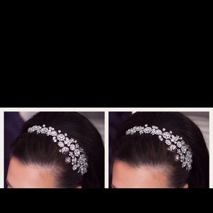 Crystal sparkly bridal Headpiece